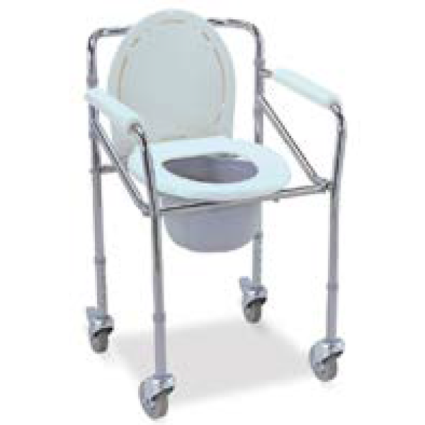 COMMODE CHAIR - WITH WHEELS