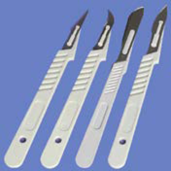 SCALPEL BLADES WITH HOLDERS